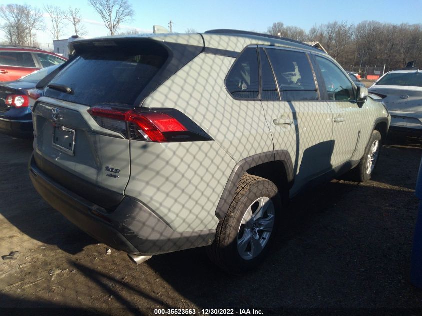 2020 TOYOTA RAV4 XLE VIN: 2T3P1RFV9LW121595