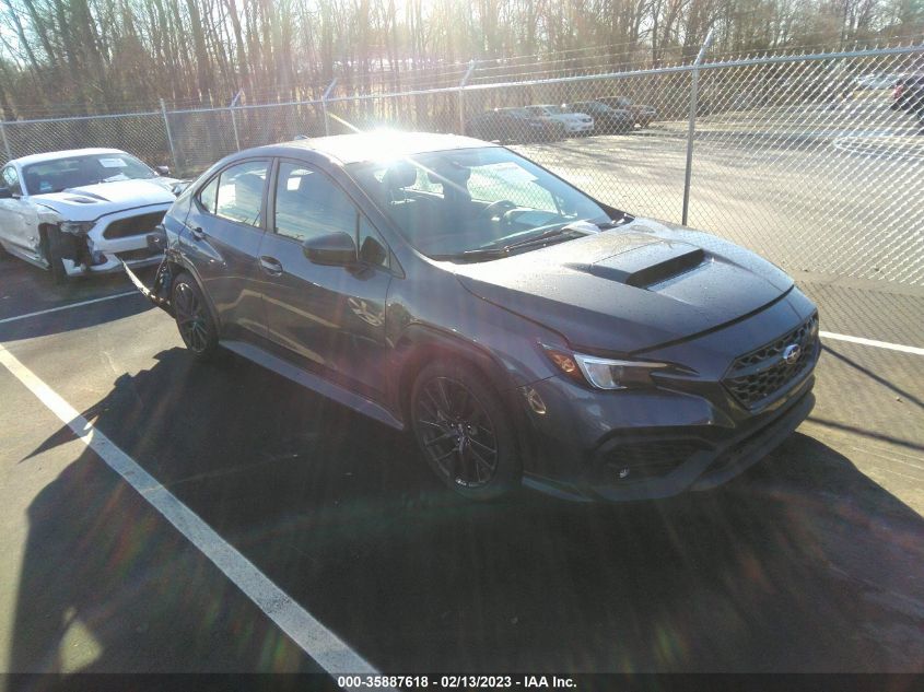 2022 SUBARU WRX PREMIUM VIN: JF1VBAF66N9003835