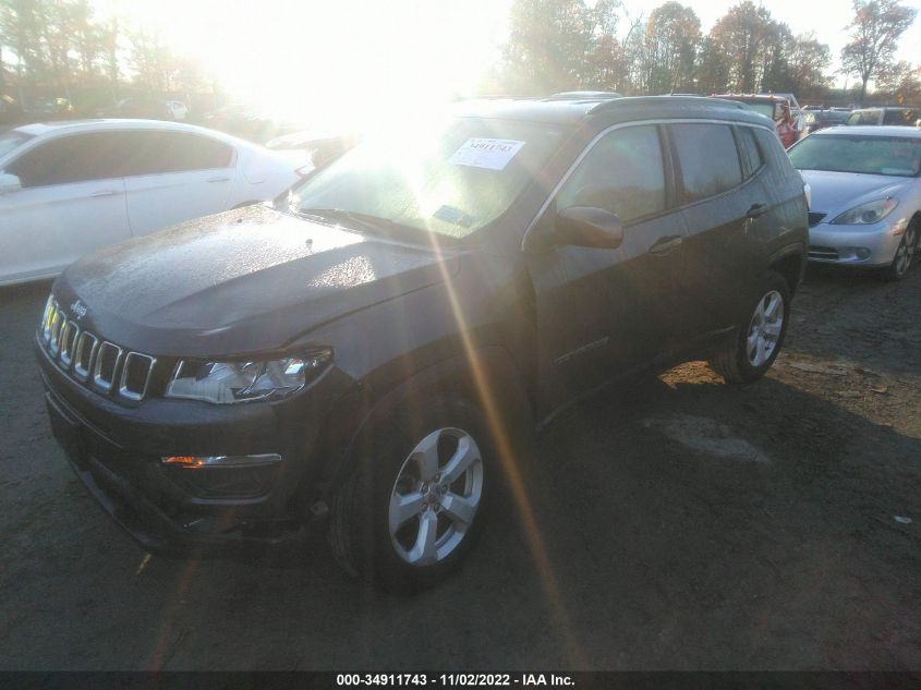 2021 JEEP COMPASS LATITUDE VIN: 3C4NJDBB0MT551563