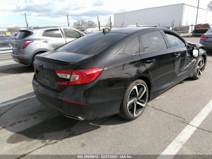 2022 HONDA ACCORD SEDAN SPORT VIN: 1HGCV2F39NA000545