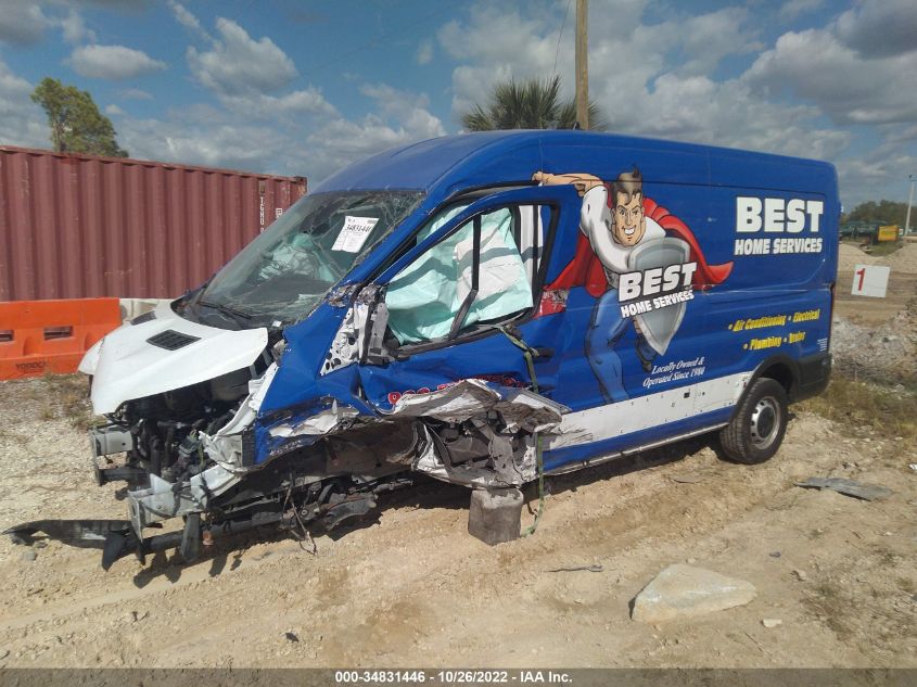 2020 FORD TRANSIT CARGO VAN VIN: 1FTBR1C88LKA99990