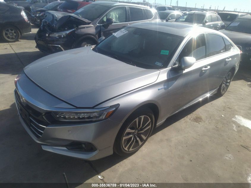 2022 HONDA ACCORD HYBRID EX-L VIN: 1HGCV3F56NA015222