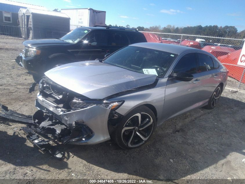 2022 HONDA ACCORD SEDAN SPORT VIN: 1HGCV1F33NA060024