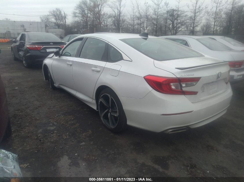 2022 HONDA ACCORD SEDAN SPORT VIN: 1HGCV1F35NA029700