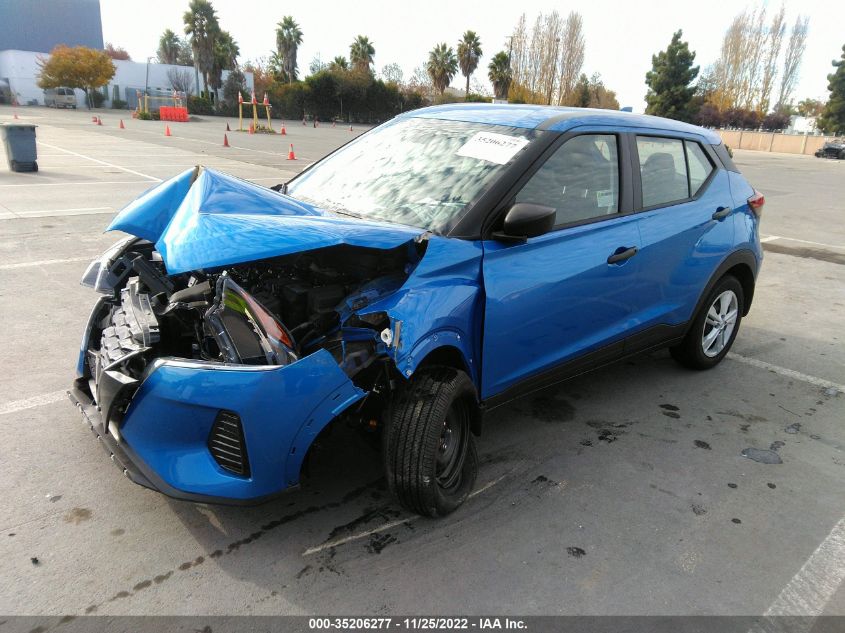 2022 NISSAN KICKS S VIN: 3N1CP5BV1NL513270