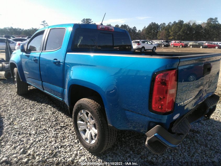 2022 CHEVROLET COLORADO 2WD LT VIN: 1GCGSCEAXN1275226