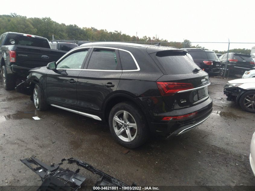 2022 AUDI Q5 PREMIUM VIN: WA1ABAFY1N2098673