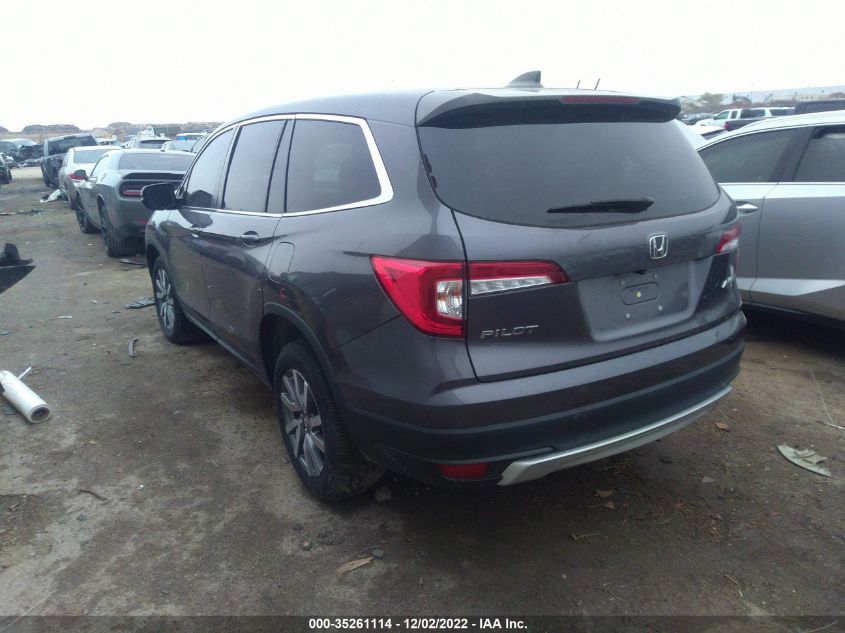 2020 HONDA PILOT EX-L W/NAVI & RES VIN: 5FNYF6H46LB008394