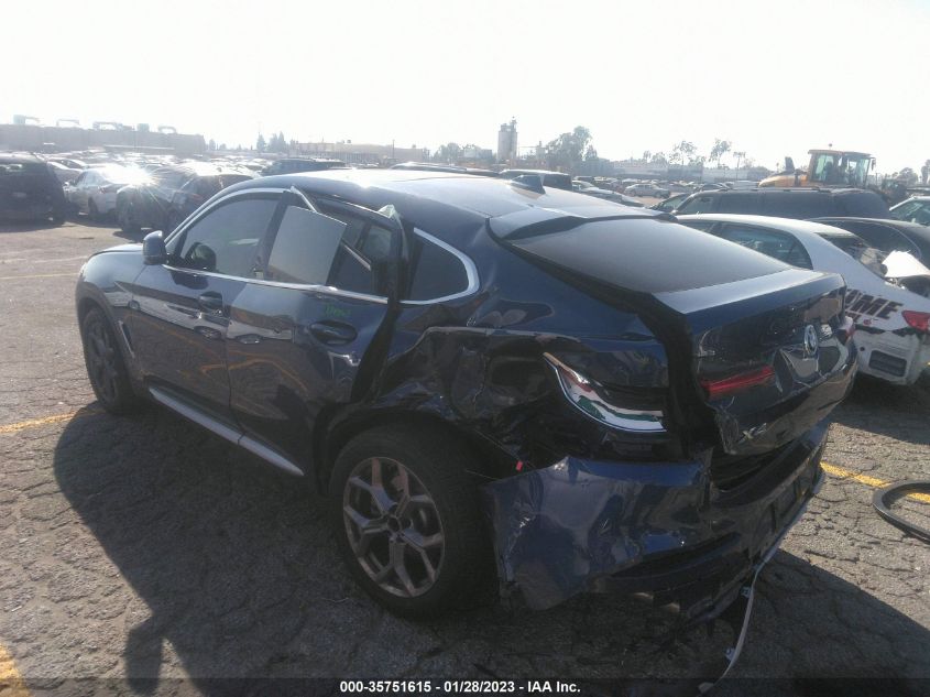2021 BMW X4 XDRIVE30I VIN: 5UX2V1C03M9G84234