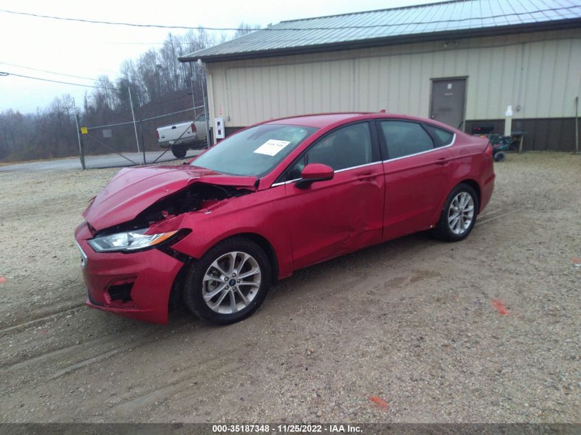 2020 FORD FUSION SE VIN: 3FA6P0HD3LR186558