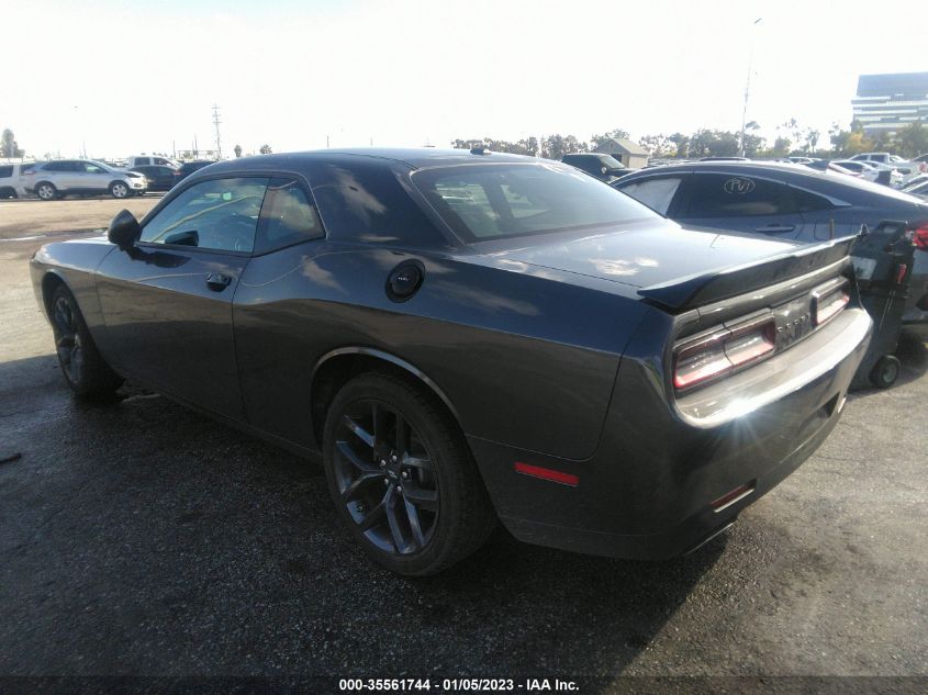 2022 DODGE CHALLENGER SXT VIN: 2C3CDZAG2NH165203