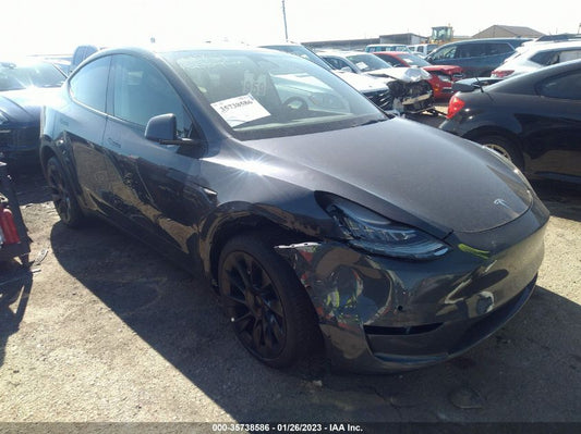 2022 TESLA MODEL Y LONG RANGE VIN: 7SAYGDEE2NA021757