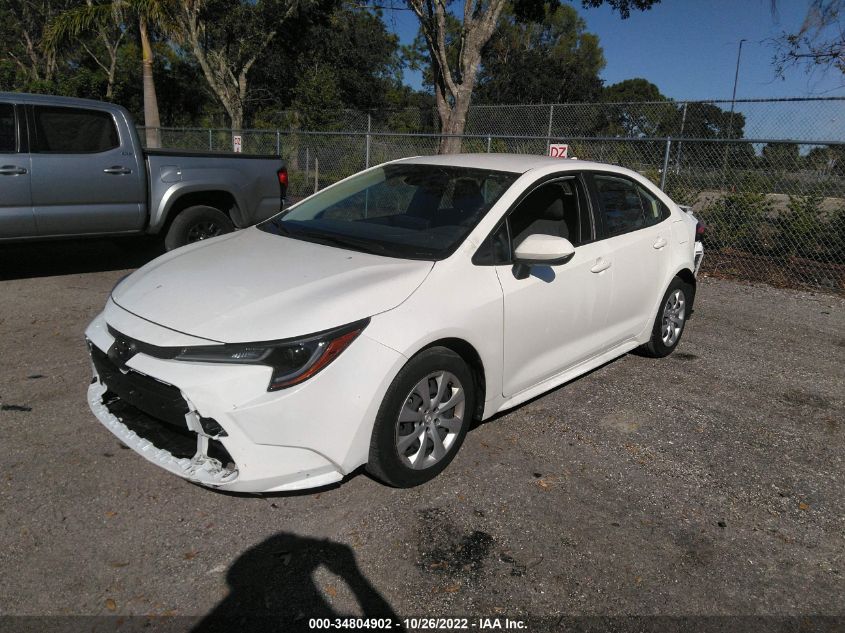 2022 TOYOTA COROLLA LE VIN: JTDEPMAE6N3016020