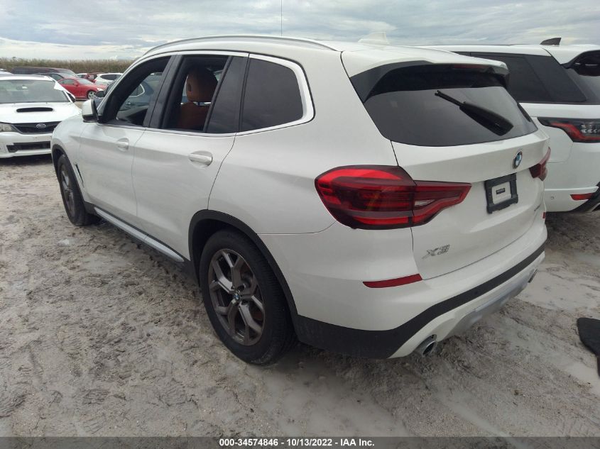 2021 BMW X3 SDRIVE30I VIN: 5UXTY3C0XM9F71601
