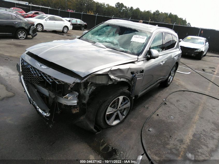 2021 GENESIS GV80 VIN: KMUHCESCXMU052309