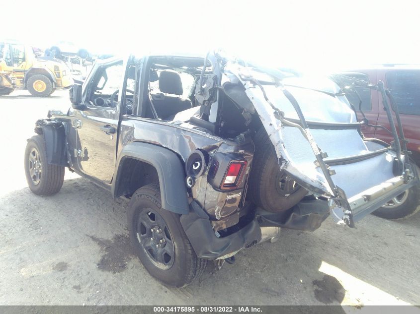 2021 JEEP WRANGLER SPORT VIN: 1C4GJXAN6MW737589