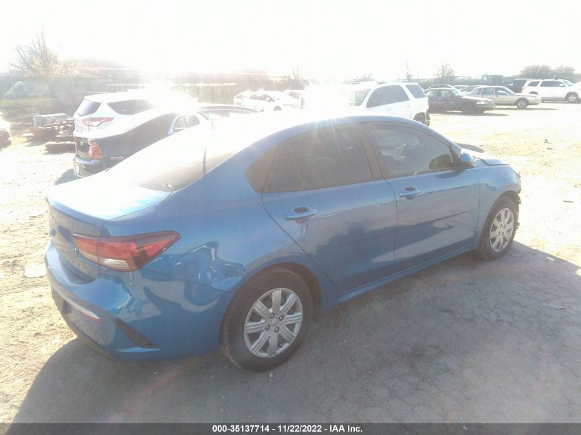2022 KIA RIO S VIN: 3KPA24AD4NE440437