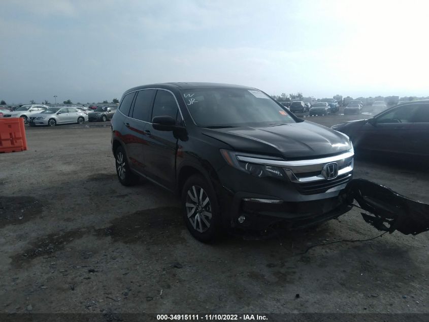 2022 HONDA PILOT EX-L VIN: 5FNYF5H54NB012482