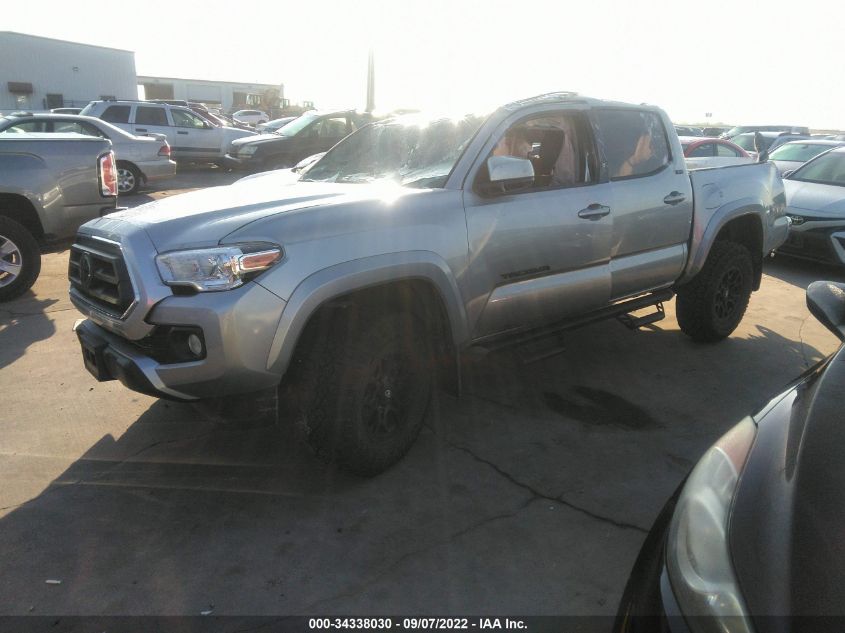 2022 TOYOTA TACOMA 2WD SR5/TRD SPORT VIN: 3TMAZ5CN8NM160534