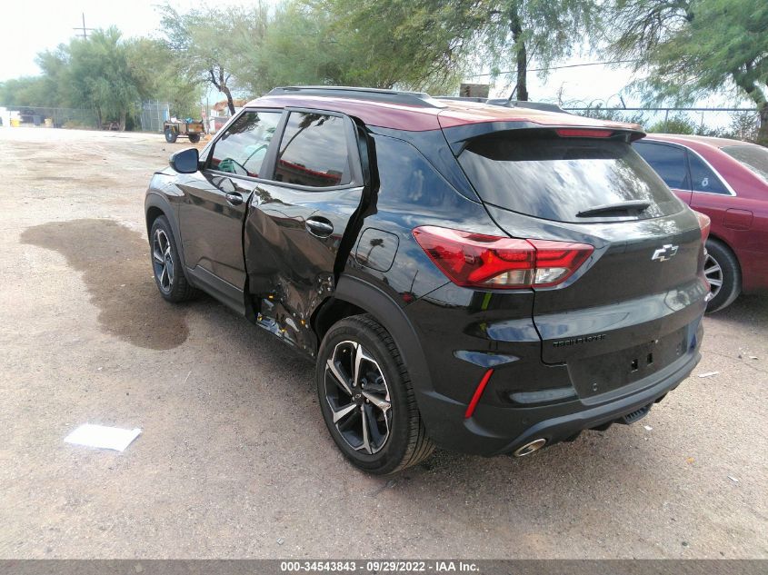 2022 CHEVROLET TRAILBLAZER RS VIN: KL79MTSL9NB144482
