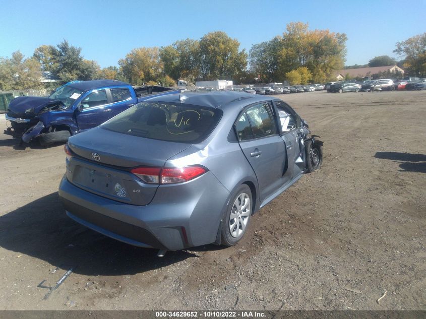 2022 TOYOTA COROLLA LE VIN: JTDEPMAE3NJ193684