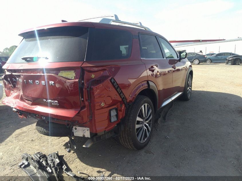 2022 NISSAN PATHFINDER PLATINUM VIN: 5N1DR3DK4NC206704