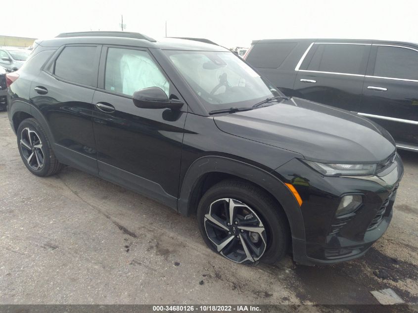2022 CHEVROLET TRAILBLAZER RS VIN: KL79MTSL7NB061844