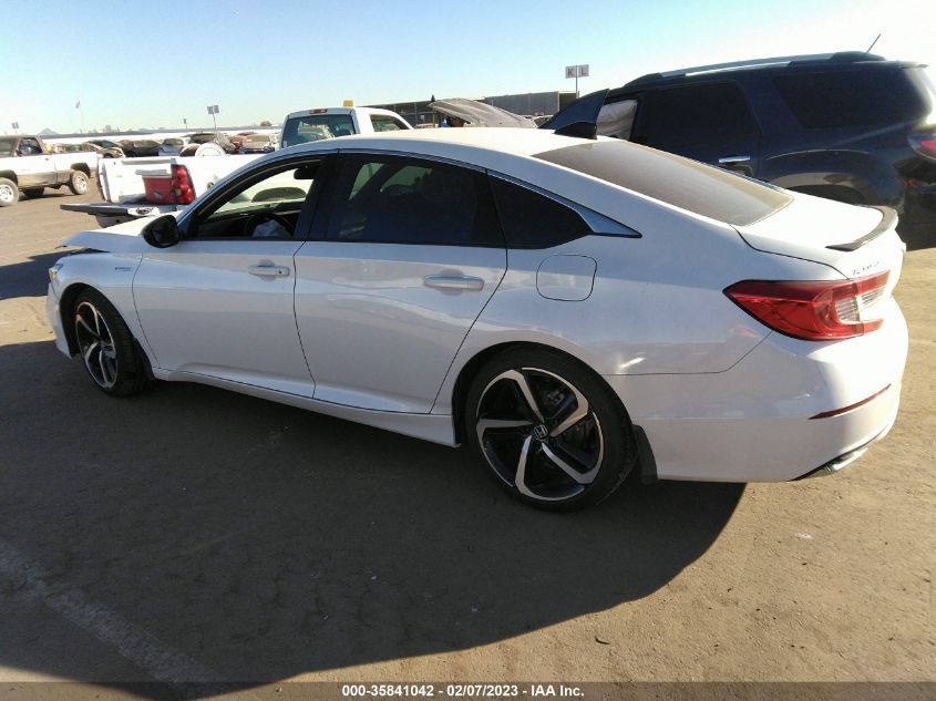 2022 HONDA ACCORD HYBRID SPORT VIN: 1HGCV3F25NA035905