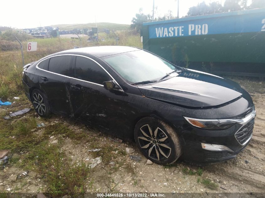 2022 CHEVROLET MALIBU RS VIN: 1G1ZG5ST2NF102081