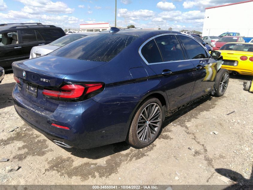 2022 BMW 5 SERIES 530I VIN: WBA53BH02NWX44326