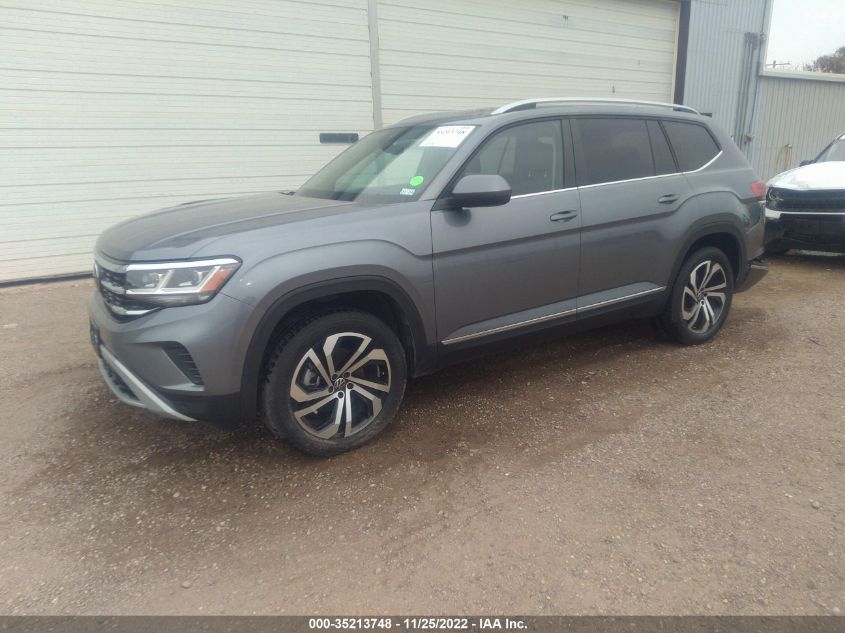 2022 VOLKSWAGEN ATLAS 3.6L V6 SEL VIN: 1V2BR2CA9NC519230