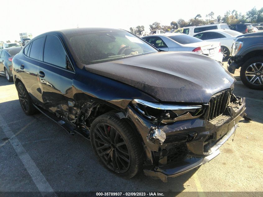 2022 BMW X6 XDRIVE40I VIN: 5UXCY6C00N9M84337