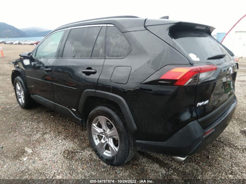 2022 TOYOTA RAV4 HYBRID XLE VIN: 2T3RWRFV2NW135965