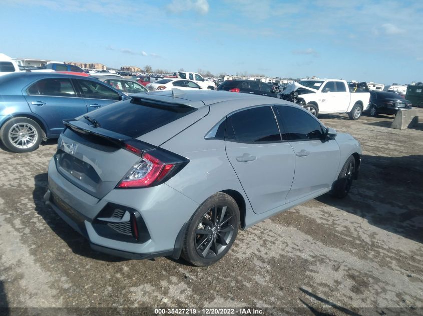 2021 HONDA CIVIC HATCHBACK EX VIN: SHHFK7H69MU208180