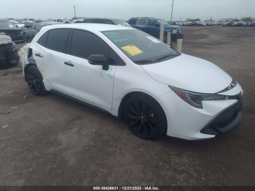 2022 TOYOTA COROLLA HATCHBACK SE/NIGHTSHADE/XSE VIN: JTND4MBE8N3190010