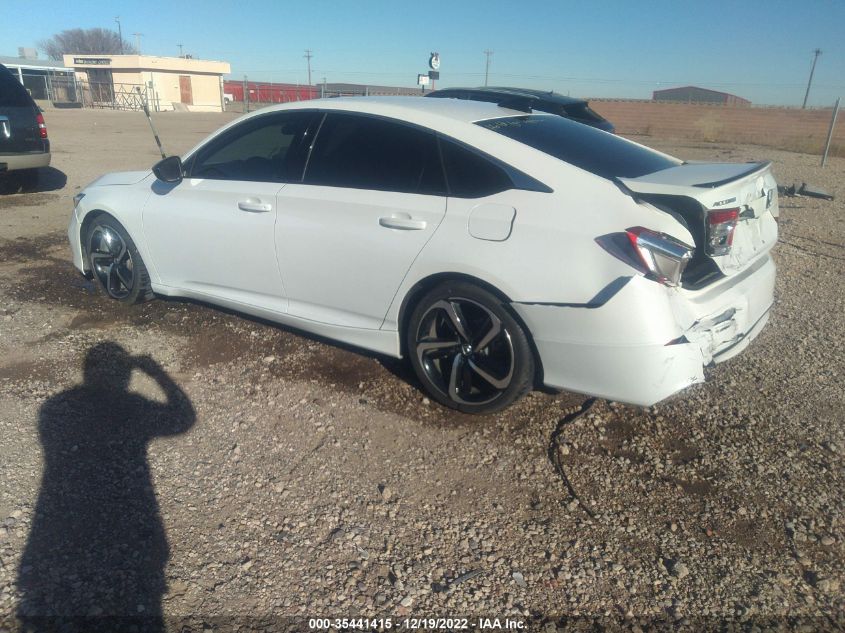 2021 HONDA ACCORD SEDAN SPORT VIN: 1HGCV1F36MA031079