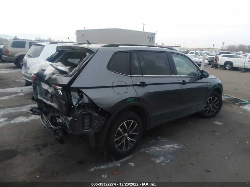 2021 VOLKSWAGEN TIGUAN S VIN: 3VV0B7AX6MM119125