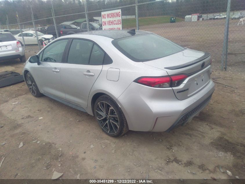 2022 TOYOTA COROLLA XSE/APEX XSE VIN: 5YFT4MCE8NP133781