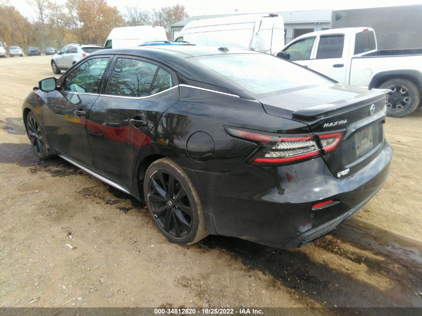 2021 NISSAN MAXIMA SR VIN: 1N4AA6EV1MC510974