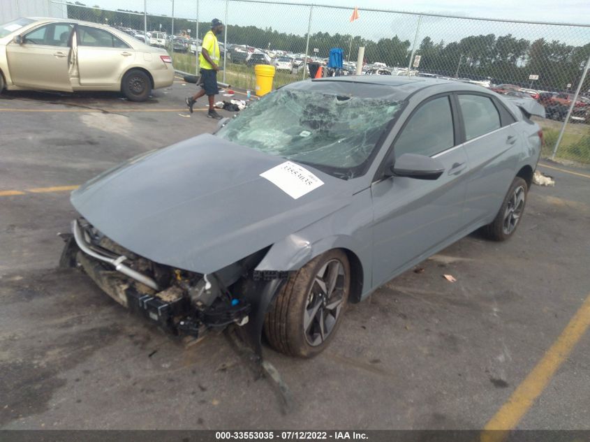 2022 HYUNDAI ELANTRA SEL VIN: KMHLN4AG1NU252725