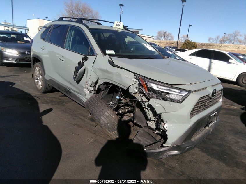 2022 TOYOTA RAV4 XLE PREMIUM VIN: 2T3C1RFVXNW214563