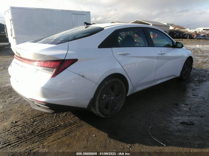 2022 HYUNDAI ELANTRA SEL VIN: 5NPLS4AG2NH055344