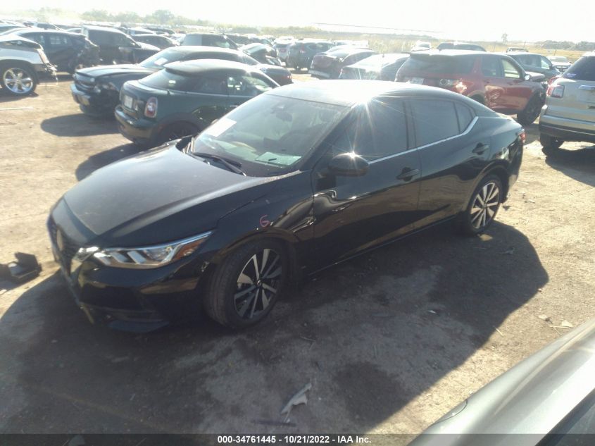 2022 NISSAN SENTRA SV VIN: 3N1AB8CV6NY285100