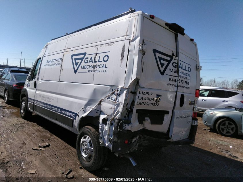 2022 RAM PROMASTER WINDOW VAN VIN: 3C6LRVPG8NE116460