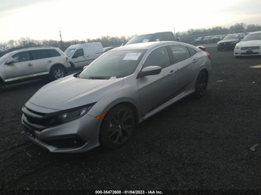 2021 HONDA CIVIC SEDAN SPORT VIN: 2HGFC2F82MH553861