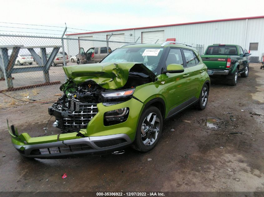 2022 HYUNDAI VENUE SEL VIN: KMHRC8A38NU173203