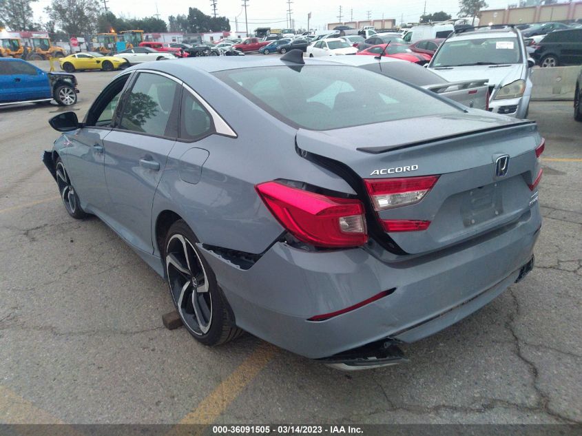 2022 HONDA ACCORD HYBRID SPORT VIN: 1HGCV3F26NA033533