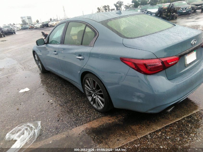 2021 INFINITI Q50 RED SPORT 400 VIN: JN1FV7DP8MM850407