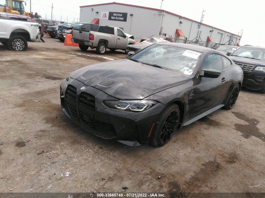2021 BMW M4 COMPETITION VIN: WBS33AZ09MCG80462