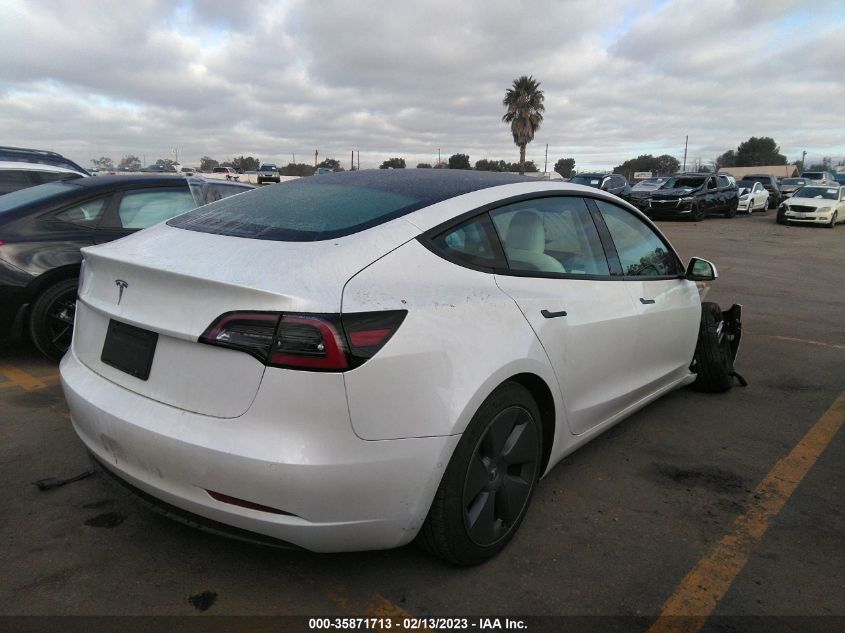 2022 TESLA MODEL 3 VIN: 5YJ3E1EA0NF355894